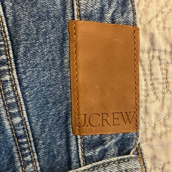 J. Crew Blue Denim Slim Wide Leg Jeans - Picture 5 of 6